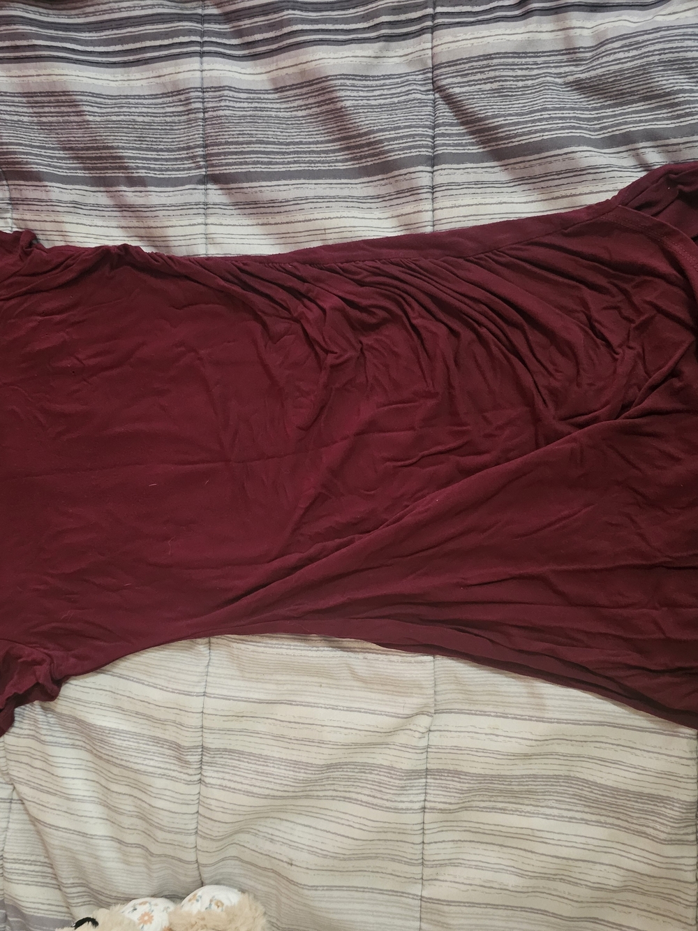 Alyx Deep Wine Rouched Dress